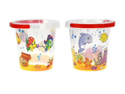 Vedierko transparentné 14 cm podmorský svet