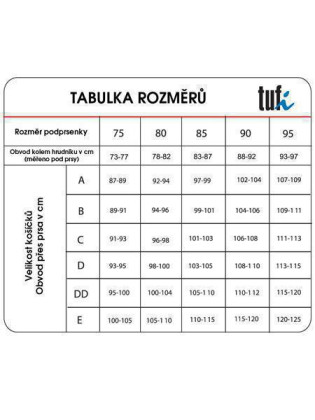 Dojčiacia podprsenka čierna TUFI