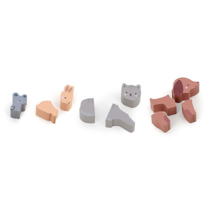 Vkladacie puzzle Učím sa počítať zvieratká Sarah Betz Vilac