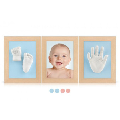 3D Memories odlievacia sada baby pre 3D odliatok ručičiek a nožičiek - tri jelšové rámčeky