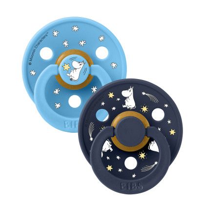 Cumlíky Moomin Colour kaučuk 0-6 m 2 ks Bibs