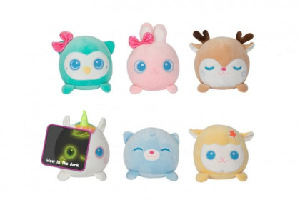 Zvieratko svietiace v tme plyšové 14 cm