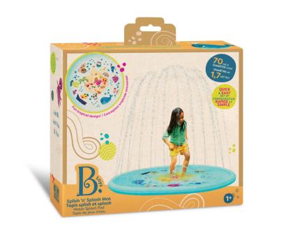 Striekacia hracia podložka Splish 'n' Splash B-Toys
