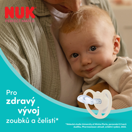 Cumlík Perfect Match Air Medvedík Pú 6-18 m 1 ks v boxe Nuk