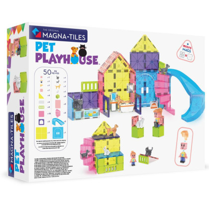 Magnetická stavebnica Pet Playhouse 50 dielov