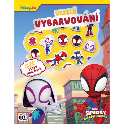 Veselé vyfarbovanie so super samolepkami Spidey