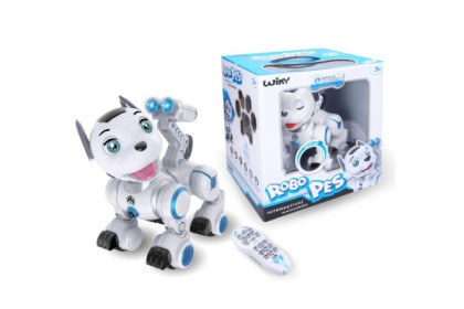 Robopes RC plast 21 cm na batérie so svetlom so zvukom na dotyk