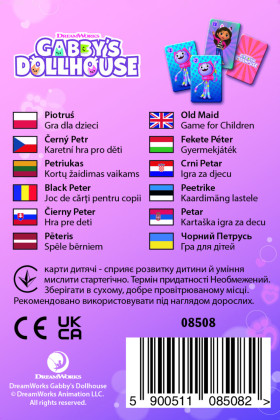 Čierny Peter Gabby/Gabby's Dollhouse spoločenská hra