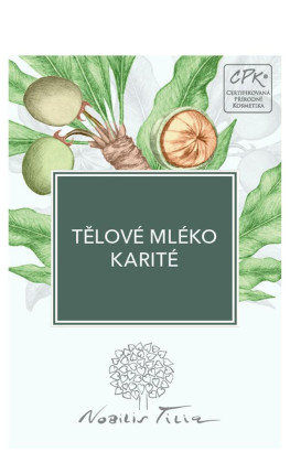 Telové mlieko Karité 3 ml - vzorka sáčok Nobilis Tilia