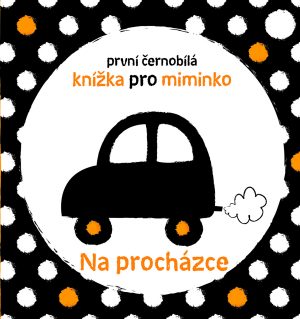 Prvá čiernobiela knižka pre bábätko Na prechádzke