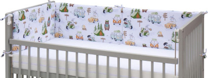 Mantinel do postieľky 4dielny - Scarlett Fany - 180 x 30 cm