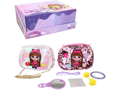 Kabelka kozmetická s doplnkami 15 x 12 cm