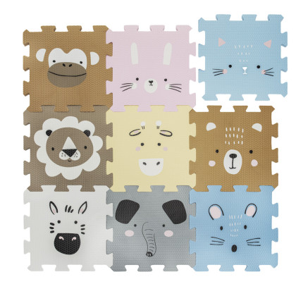 Penová podložka Puzzle 30x30 cm 9 ks Zopa