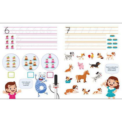 Zošit pre predškolákov Čísla a počítanie