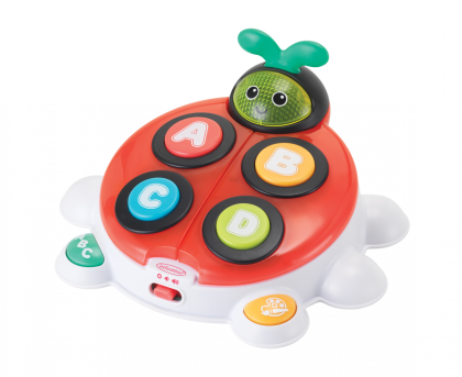 Hudobná lienka Alphabet & Colors Infantino