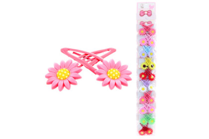 Sponky do vlasov kvietky 2 ks