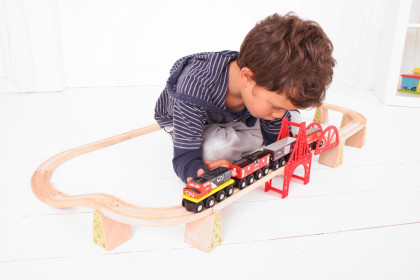 CN nákladný vlak + koľaje Bigjigs Rail