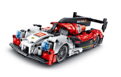 Stavebnica závodné auto 472 dielikov na spätné natiahnutie iM.Master