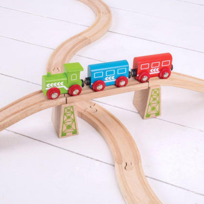 Mostné piliere 6 ks Bigjigs Rail