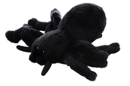 Plyšový pavúk čierny 14 cm Eco-friendly