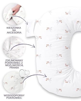 Polohovací vankúš MiniRelax jersey 150 cm Babymatex