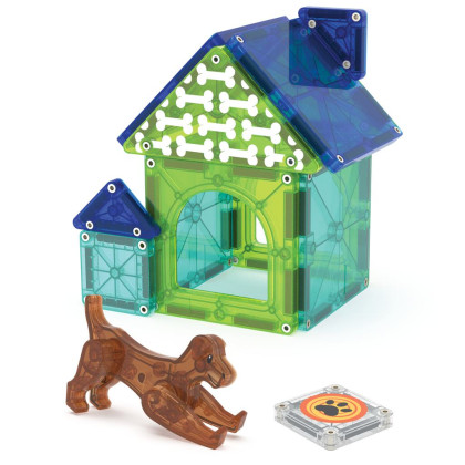 Magnetická stavebnica Dog House 13 dielov