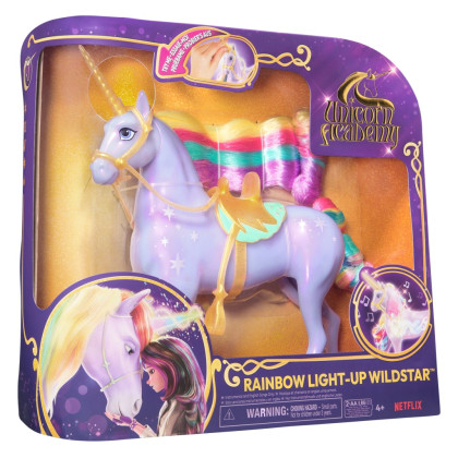 Unicorn academy svetelný jednorožec Wildstar 28 cm