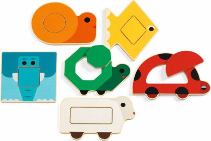 Vkladacie puzzle DuoBasic Djeco