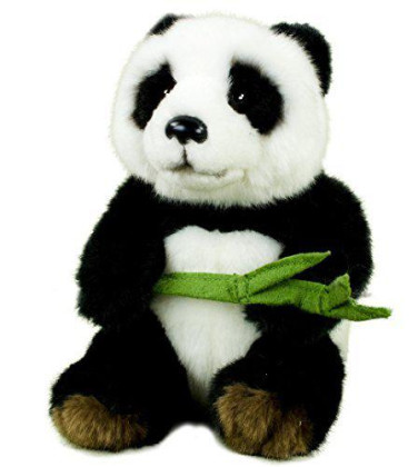 Plyš Panda s listom 18 cm