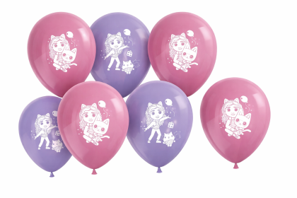 Latexové balóniky Gábinin kúzelný domček 26 cm – 8 ks párty balóniky