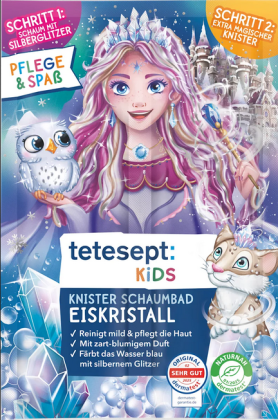 Praskajúci kúpeľ Ľadové kryštáliky 45 g Tetesept