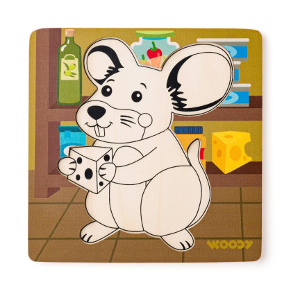 Puzzle Baby - myška Woody