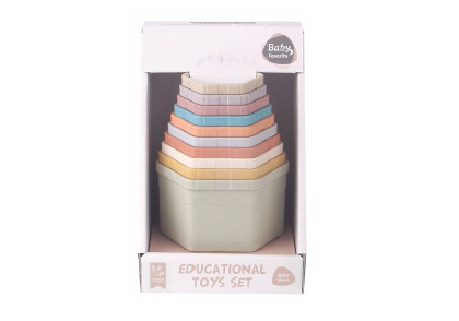 Tégliky stohovacie šesťhranné 37,3 cm