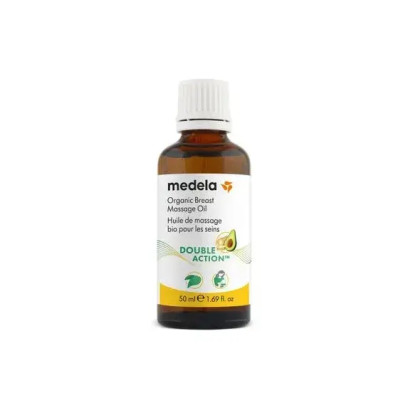 Organický masážny olej na prsia, 50 ml Medela