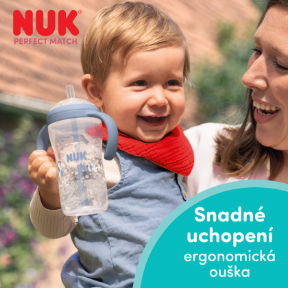 Fľaštička na učenie Perfect Match so slamkou 150 ml Nuk
