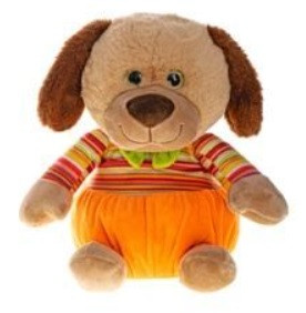 Zvieratko plyšové 25 cm v oblečku 0 m+