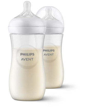 Fľaša Philips Avent Natural Response 330 ml, 3 m+, 2 ks