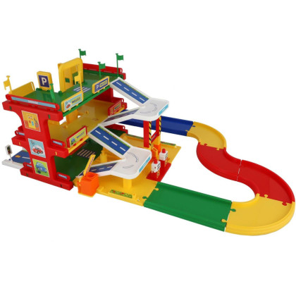 Garáž servis 3 poschodia + dráha 1,5 m Wader