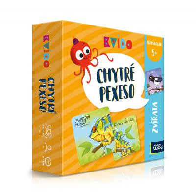 Chytré pexeso - Zvieratá Kvído