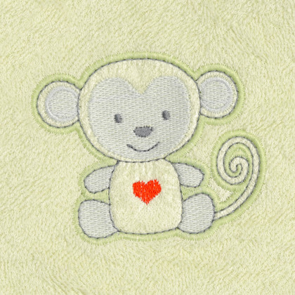 Osuška s kapucňou Bamboo 100 x 100 cm Babymatex