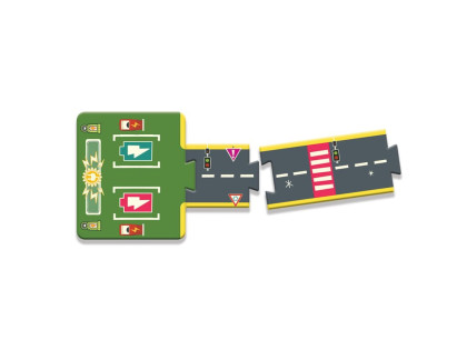 Gigant puzzle Závodná dráha Crazy Motors 26 ks Djeco