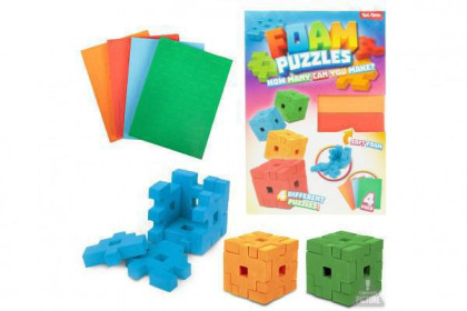Stavebnica puzzle 3D penové kocka