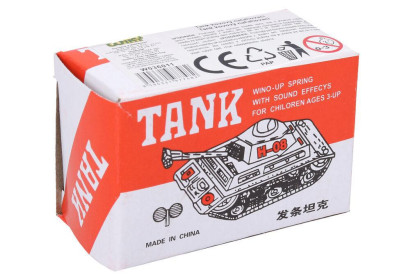Tank kovový naťahovací 6 cm