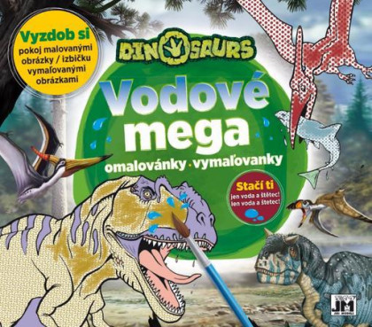 Vodové mega omaľovánky - Dinosaury