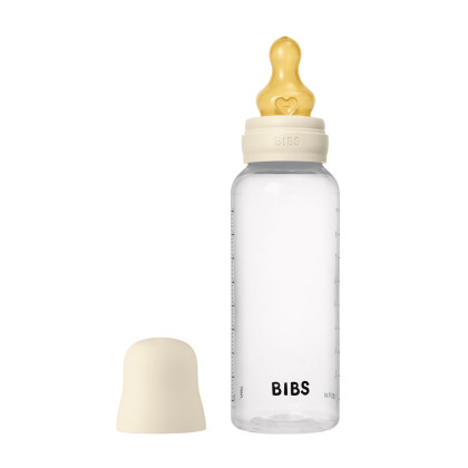 Antikoliková fľaša s kaučukovým cumlíkom 270 ml Bibs