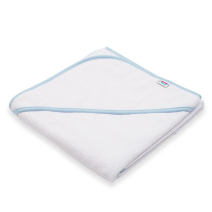 Detská froté osuška s kapucňou New Baby Basic 80 x 80 cm