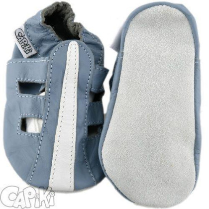 Kožené capáčky 2-3 roky (24/25) 16,6 cm Capiki