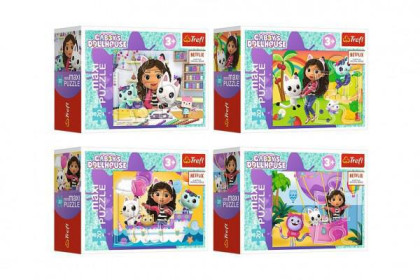 Minipuzzle miniMaxi 20 dielikov Gabbyin pestrý deň Trefl