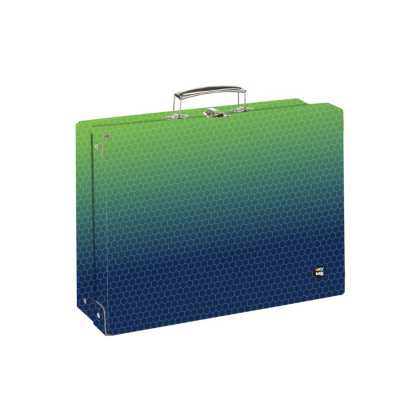 Kufrík lamino hranatý A4 OXY NEXT Ombre Green