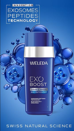 Exo Boost Double Serum Modrý Horec a plesnivá alpská 30 ml Weleda